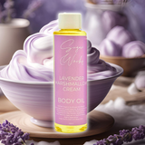 Lavender Marshmallow Cream: Body Glow Body Oil